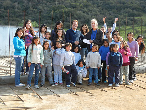 Juan J Dominguez with Los Angelitos Orphanage