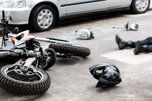 lesión catastrófica de motocicleta