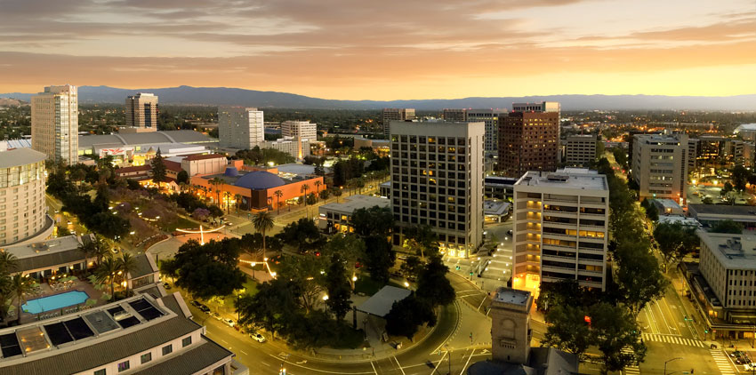 Panorama del Centro de San José, California

