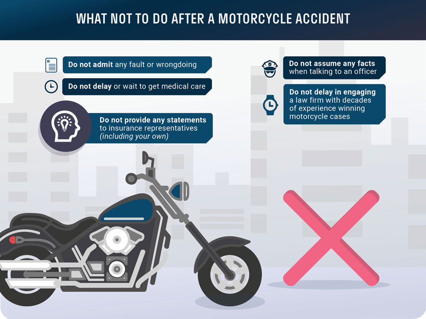 What Not To Do After A Motorcycle Accident