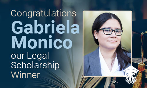 Legal Scholarship Winner Gabriela Monico